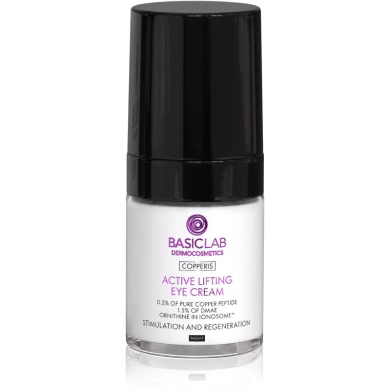 BasicLab Dermocosmetics Copperis ανυψωτική κρέμα ματιών νύχτας 18 ml