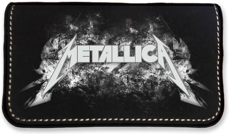 ΔΕΡΜΑΤΙΝΗ ΚΑΣΤΟΡΙΝΗ ΘΗΚΗ ΚΑΠΝΟΥ ON AND OFF METALLICA