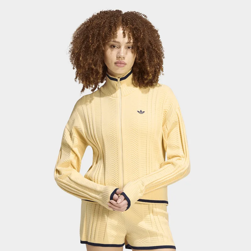 adidas Originals W Cable Knit Firebird Track Top (9000288225_95973)