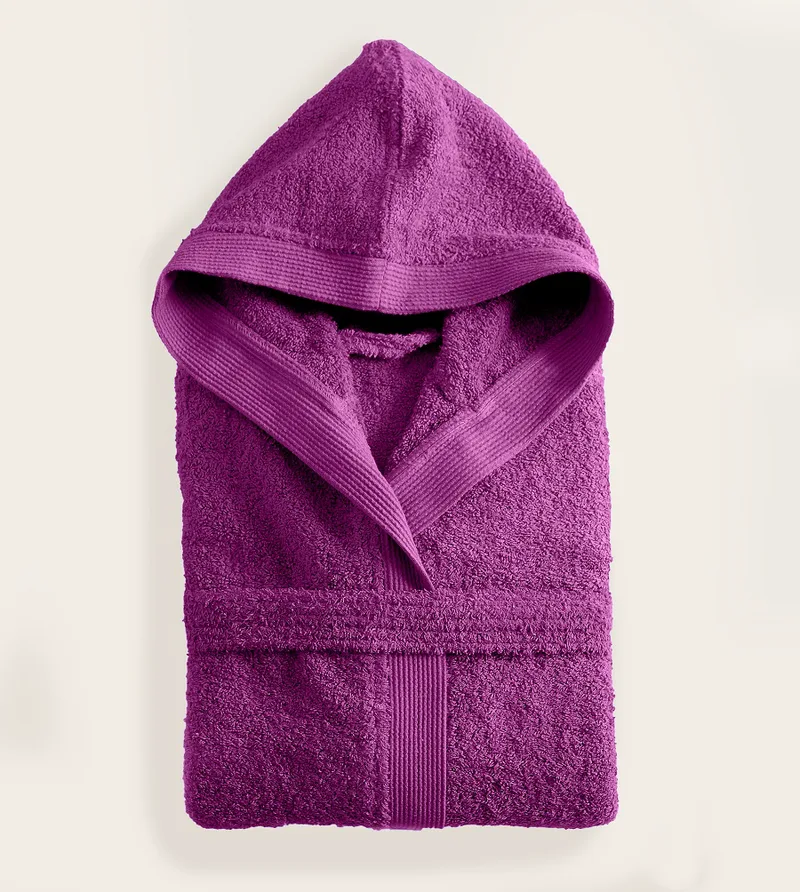 Μπουρνούζι με κουκούλα AMADEUS PURPLE (XL), RYTHMOS HOME