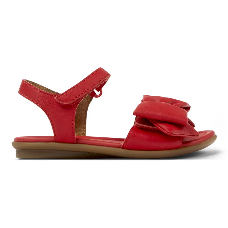 CAMPER Right - Πέδιλα Για Κορίτσια - Κόκκινο, Μέγεθος 35, Smooth leather