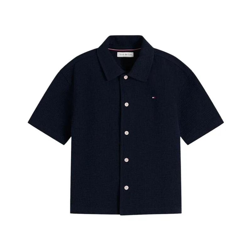 Πουκάμισο με κοντά μανίκια Tommy Hilfiger KB0KB10408 C1G