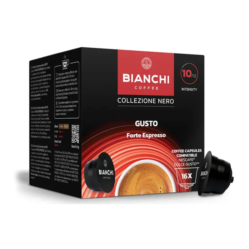Bianchi Forte Espresso κάψουλες Dolce Gusto - 16 τεμάχια