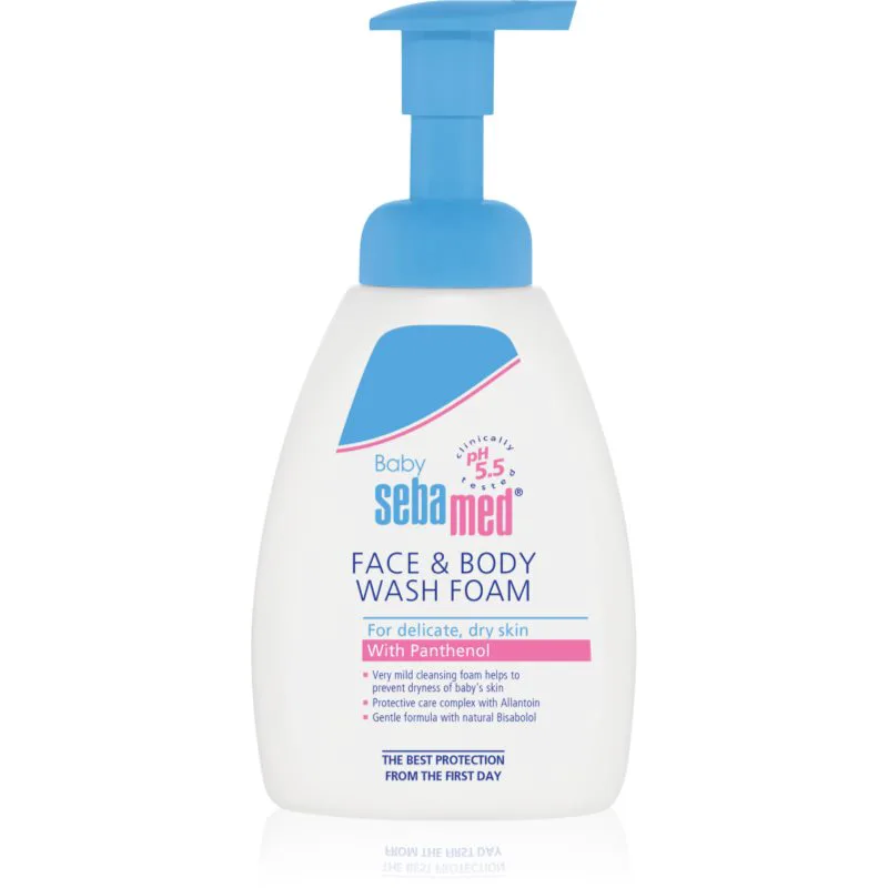 Sebamed Baby Wash πολύ απαλό γαλάκτωμα πλυσίματος για σώμα και μαλλιά 400 ml
