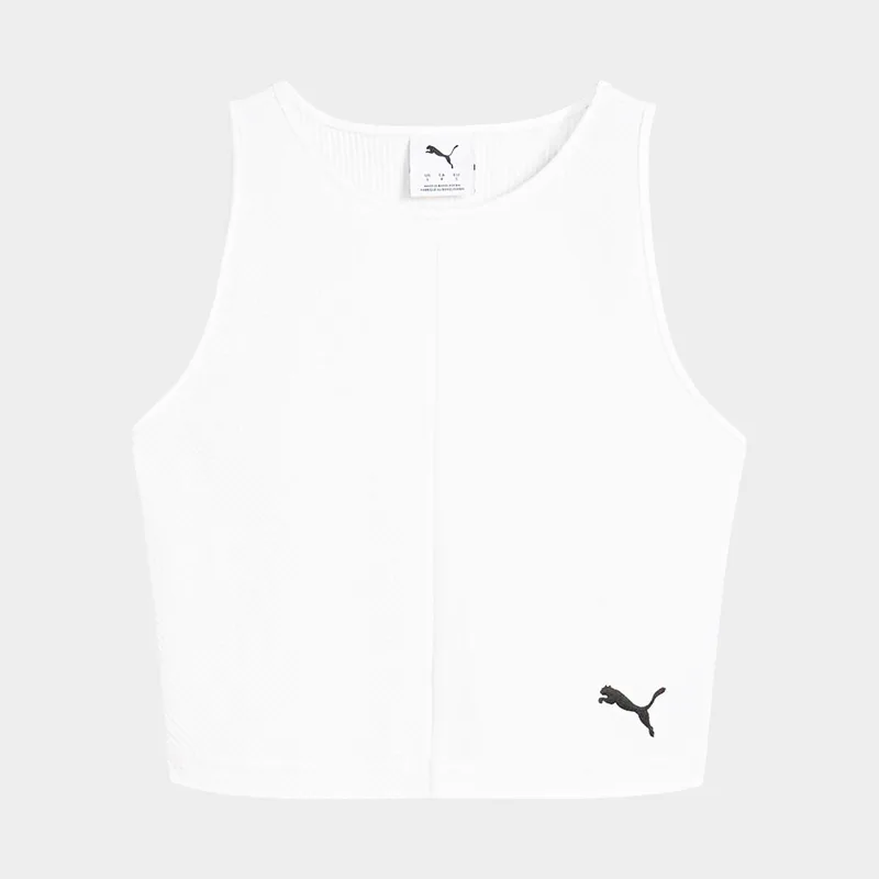 Puma Wardrobe Ess Ribbed Crop Top (9000218890_22505)