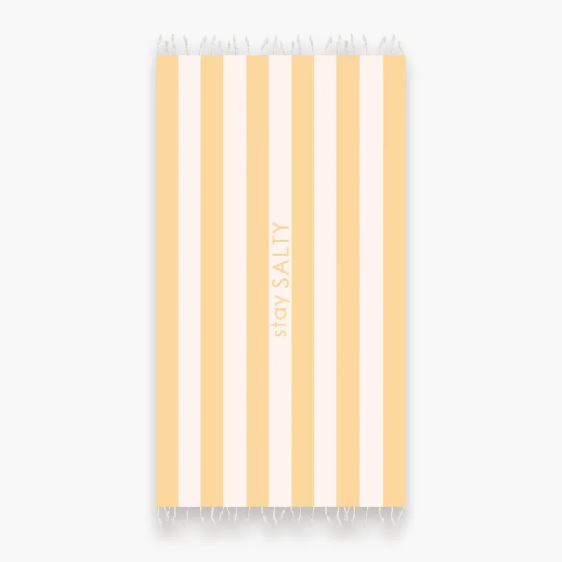 Πετσέτα Θαλάσσης - Παρεό (90x170) Nef-Nef Homeware Smooth Yellow