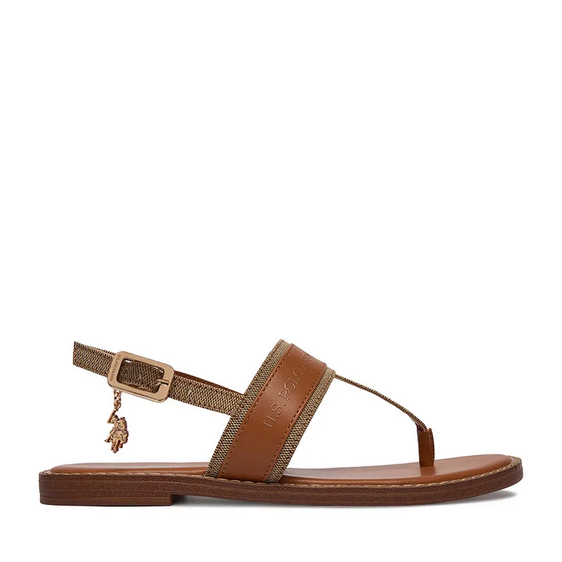 Σανδάλια U.S. Polo Assn. EO-CASSIE001W/6TY1 Καφέ