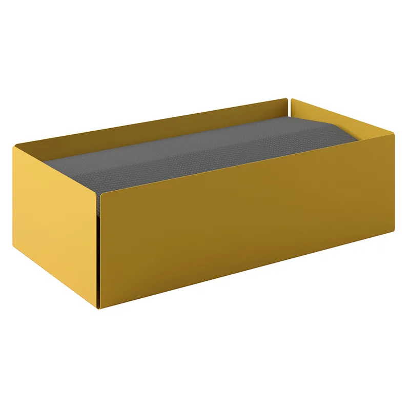 Θήκη Για Χαρτομάντηλα (25x7.5x13) Pam & Co 121-603 Matt Yellow