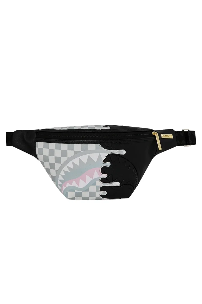 Sprayground Unisex Τσαντάκι Μέσης Cream Check Unfinished Shark Savvy -B8920-MULTI