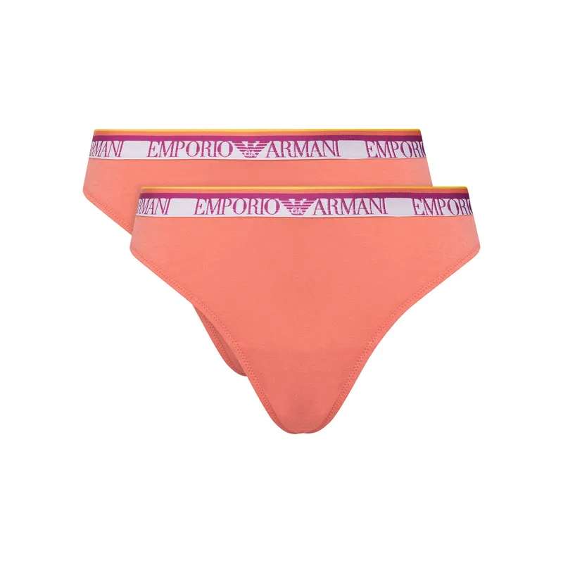 Emporio Armani Underwear Σετ βραζιλιάνικα σλιπ EW000404 AF10883 M4008 Ροζ