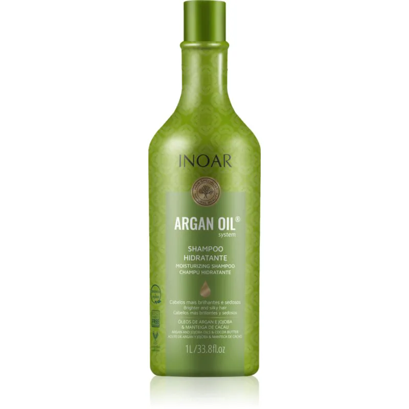INOAR Argan Oil System λειαντικό σαμπουάν 1000 ml