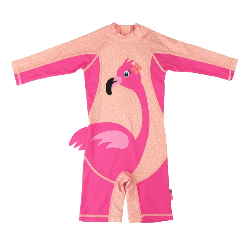 Ολόσωμο Μαγιό Surf Suit 4 Ετών UPF50 Franny the Flamingo Zoocchini ZOO12424 (Μέγεθος: 4 Ετών) - Zoocchini - ZOO12424-4T