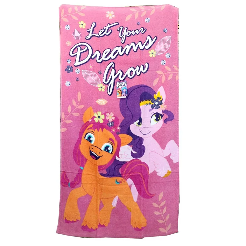My Little Pony Dreams Grow πετσέτα μπάνιου, πετσέτα θαλάσσης 70x140 cm 100% Βαμβάκι Μωβ