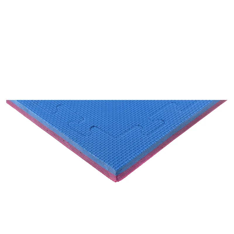 Δάπεδο Προστασίας Eva Πλέξη 100x100cm 2cm Κόκκινο/Μπλε
