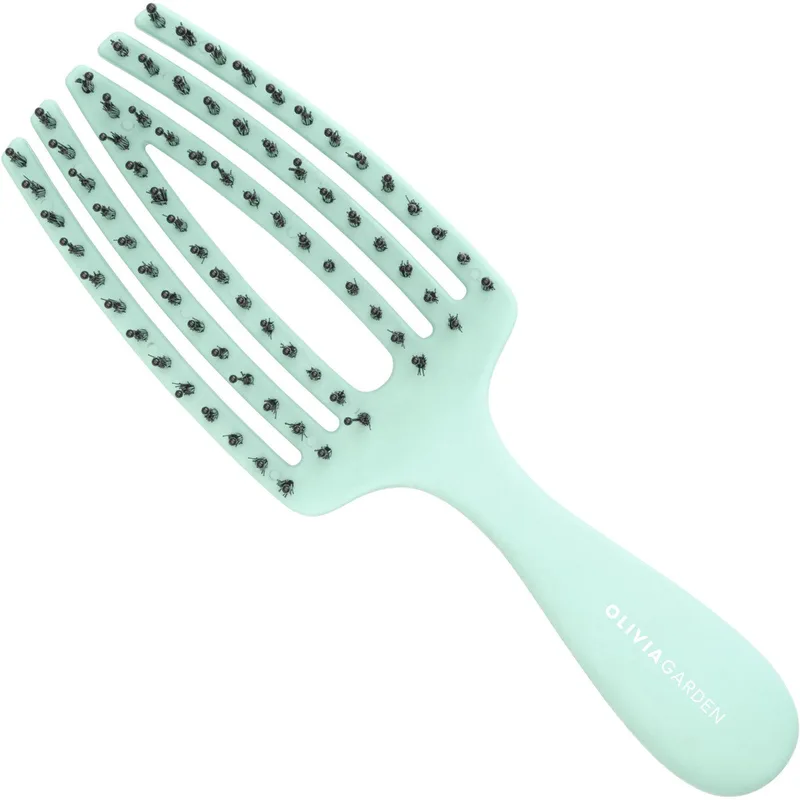 Olivia Garden Fingerbrush Care Kids Mini Hairbrush - Mint