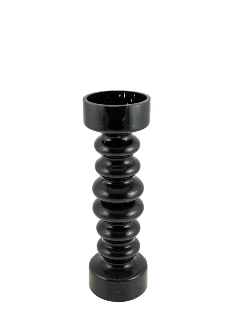 Κηροπήγιο Φυσητό Γυαλί Μαύρο 10,5x34εκ. Zen Collection 25.48.52305 - ZEN COLLECTION - 25.48.52305