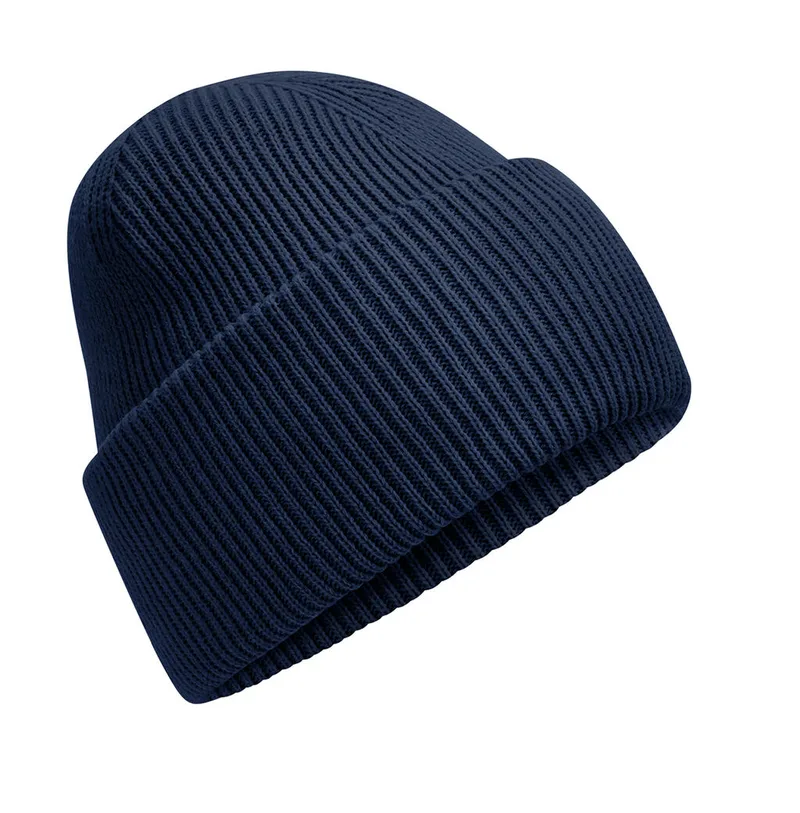 Classic Engineered Deep Cuffed Beanie Beechfield B385R French Navy