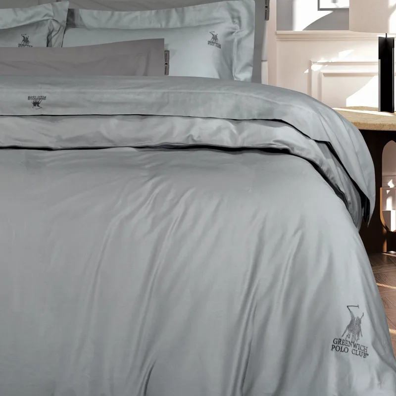 Σετ Σεντόνια King Size 4 Τεμαχίων Greenwich Polo Club 2179 Ασημί 250x270