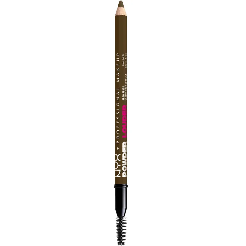 Nyx Professional Makeup Powder Louder Brow Pencil Μολύβι Φρυδιών που Διαμορφώνει & Γεμίζει τα Φρύδια με Διάρκεια Έως & 12 Ώρες 1.15g - 06 Ash Brown