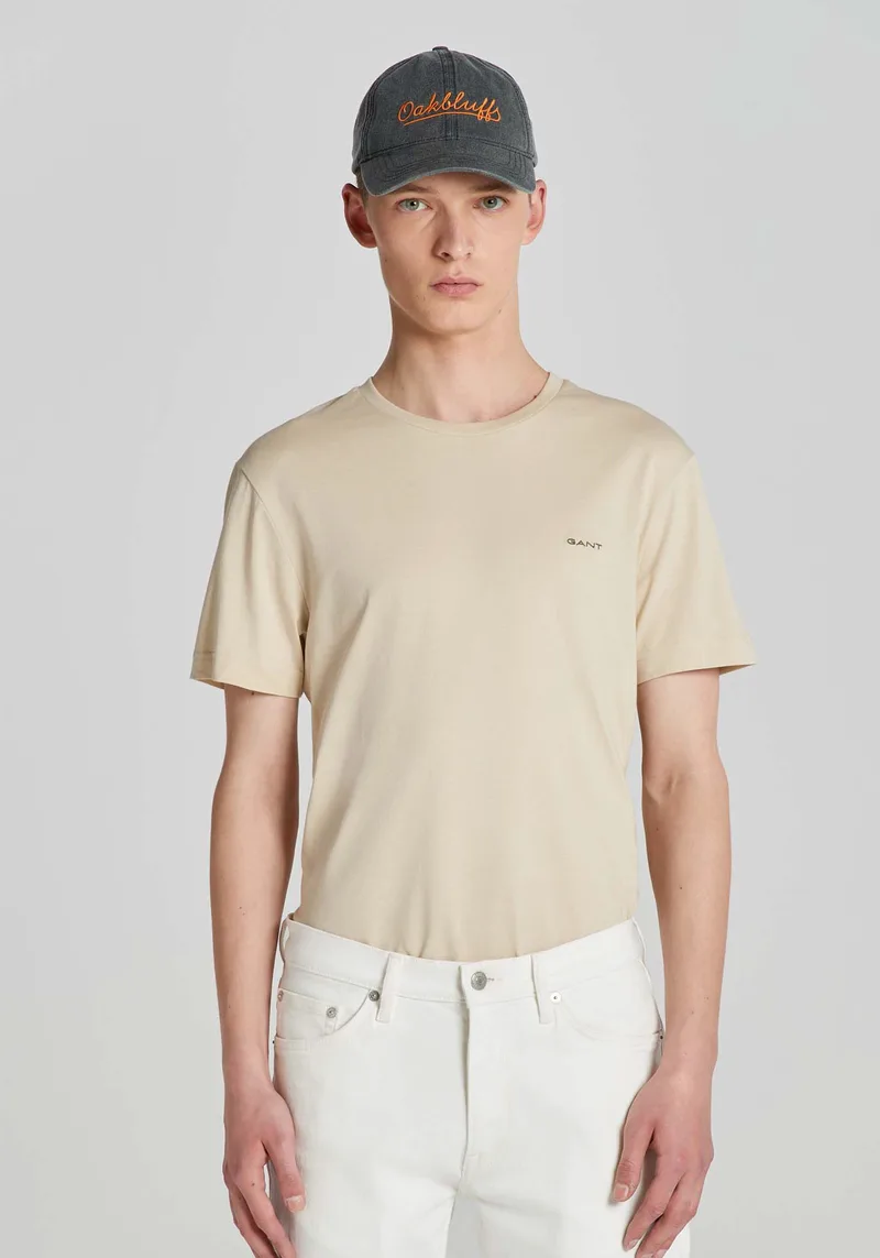 GANT Μπλούζα της σειράς Contrast Logo - 2013032 239 Silky Μπεζ