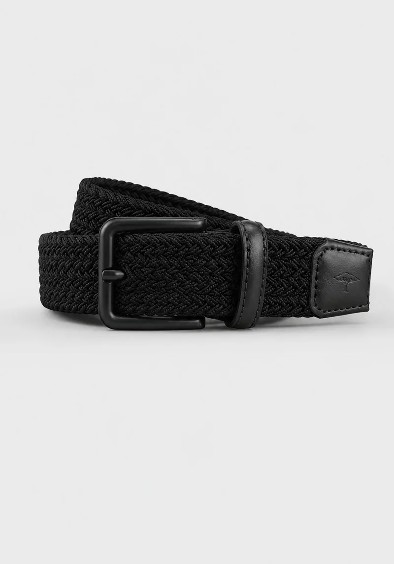 Fynch Hatton Ζώνη Braided - FM4009 H4507 0790 Black