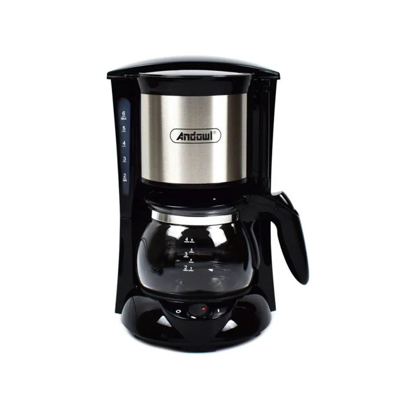 Andowl Καφετιέρα Φίλτρου 600W Black