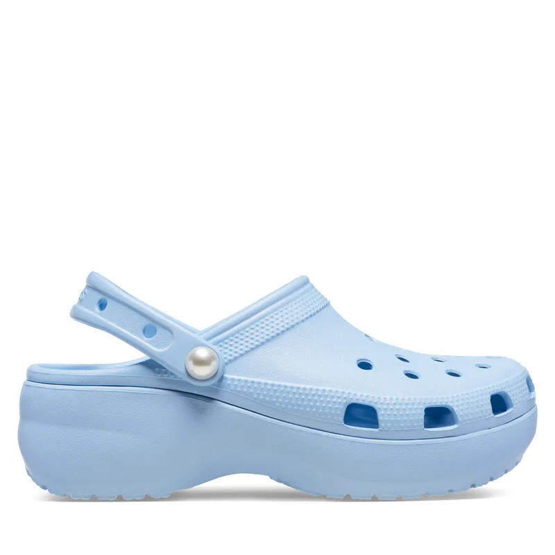 Παντόφλες Crocs Classic Platform Pearl Clog 211231 Μπλε