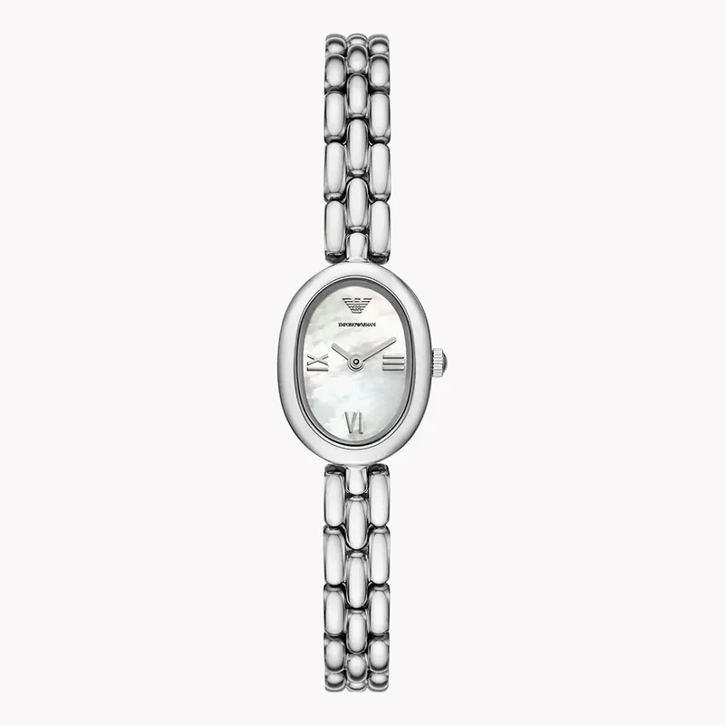 EMPORIO ARMANI Silver Stainless Steel Bracelet AR11720