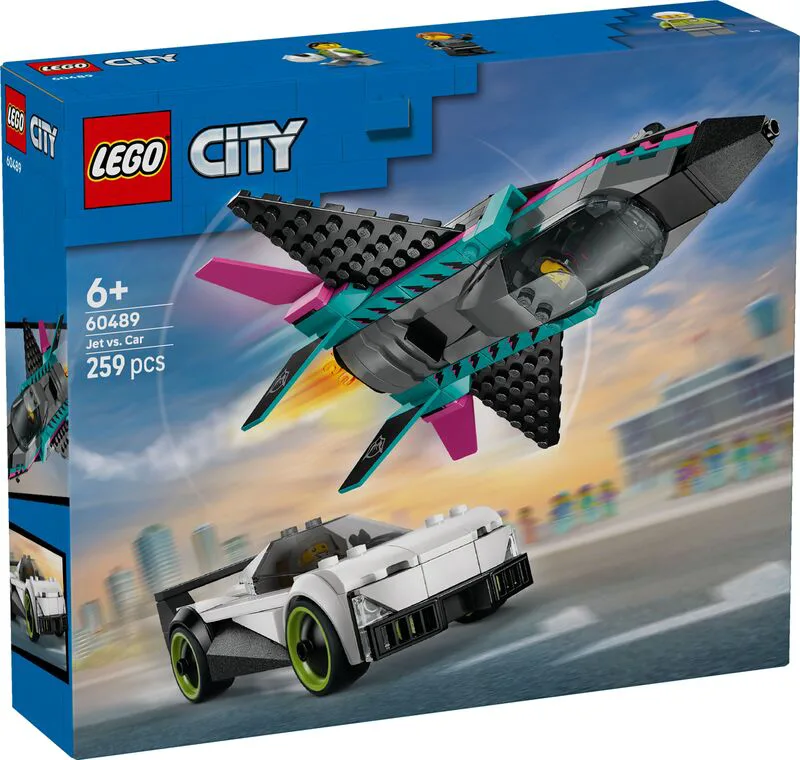 LEGO® City Jet vs. Car (60489)