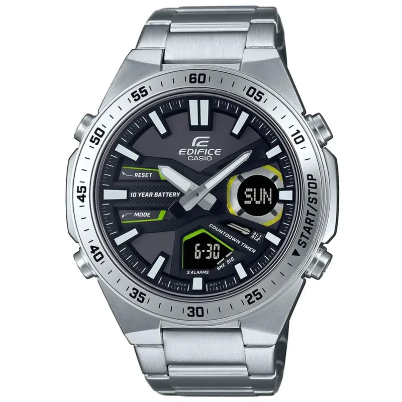 CASIO Edifice Silver Stainless Steel Bracelet EFV-C110D-1A3VEF