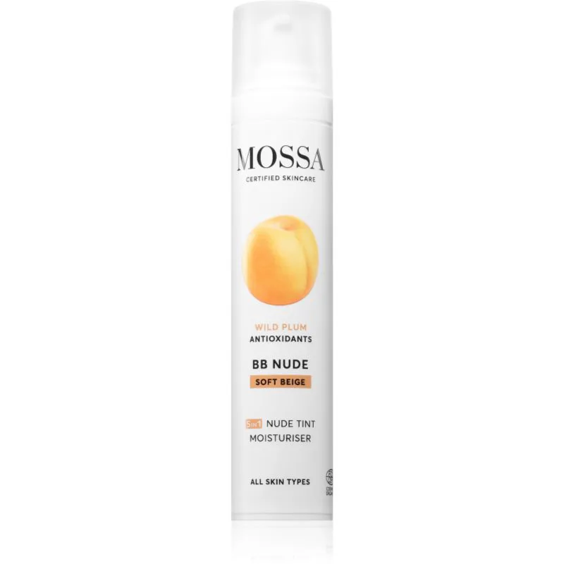 Mossa Be Nude ενυδατική κρέμα με χρώμα 50 ml