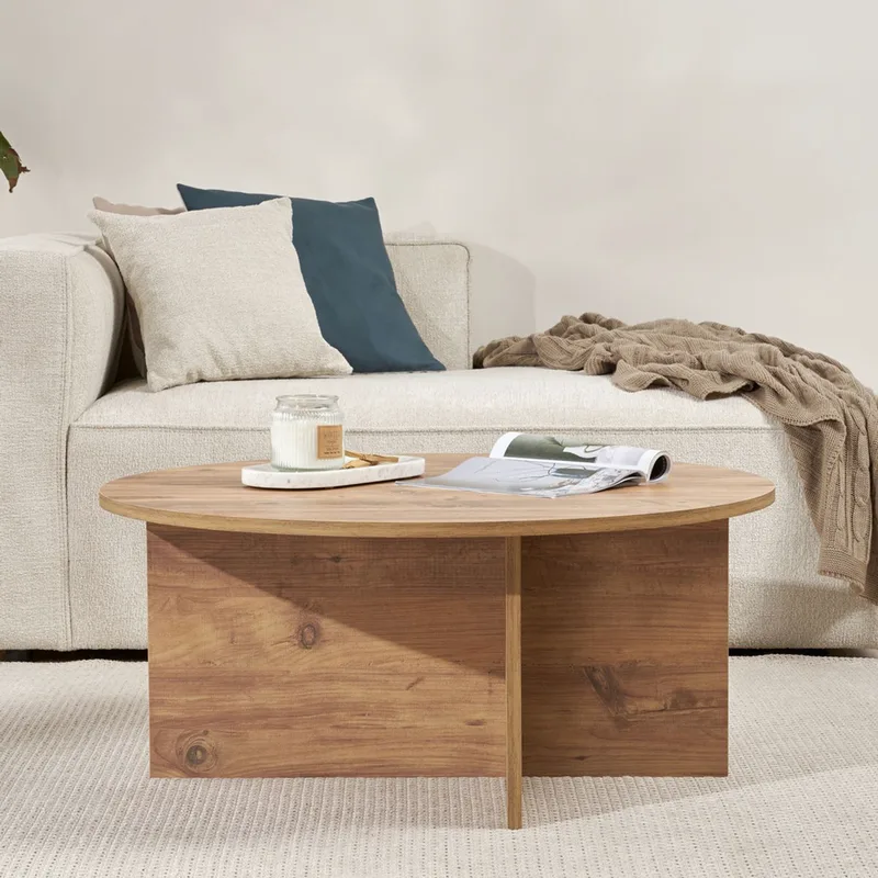 Τραπεζάκι Σαλονιού Soleil - Atlantic Pine 909Nrd1120 90x40x90 cm