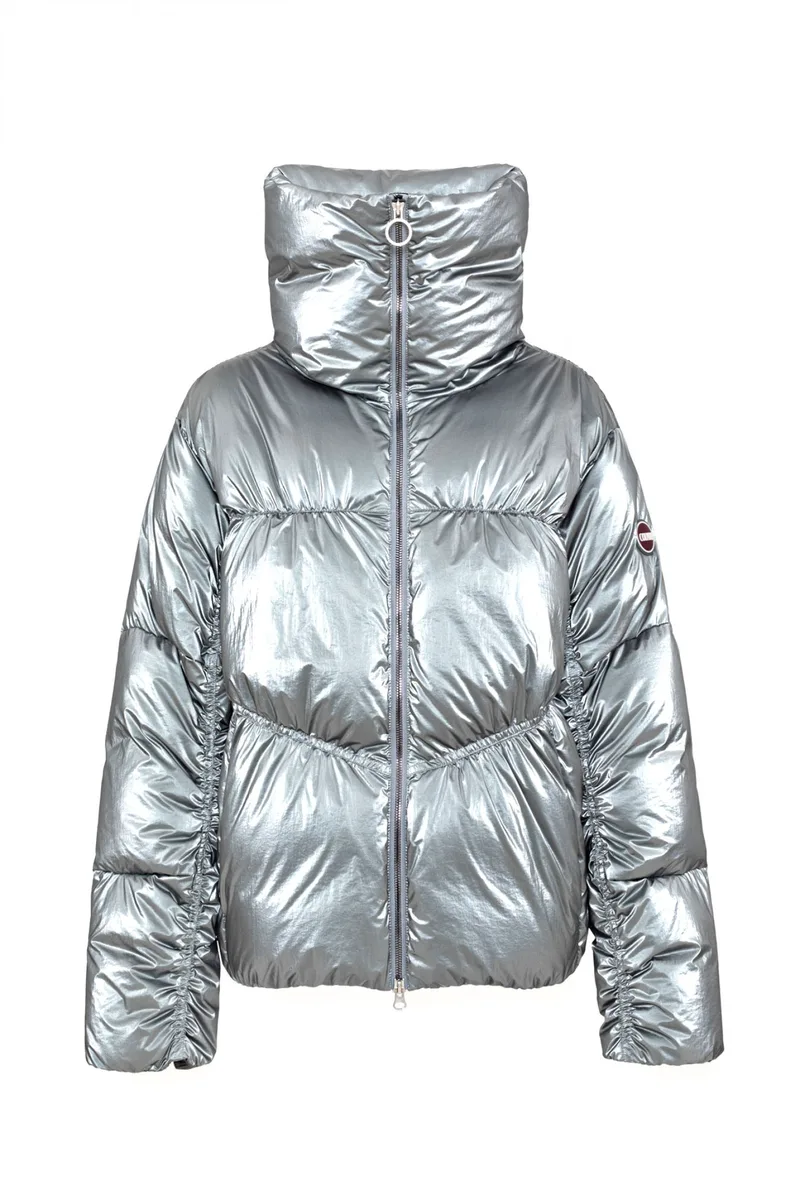COLMAR ΜΠΟΥΦΑΝ DOWN JACKET ΦΟΥΣΚΩΤΟ ΑΣΗΜΙ ΜΕΤΑΛΛΙΖΕ