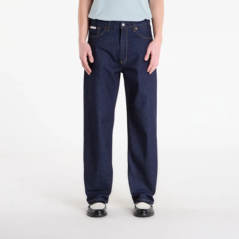 Τζιν Calvin Klein Jeans Baggy Ck Classic Rinsed Jeans Blue W36/L34