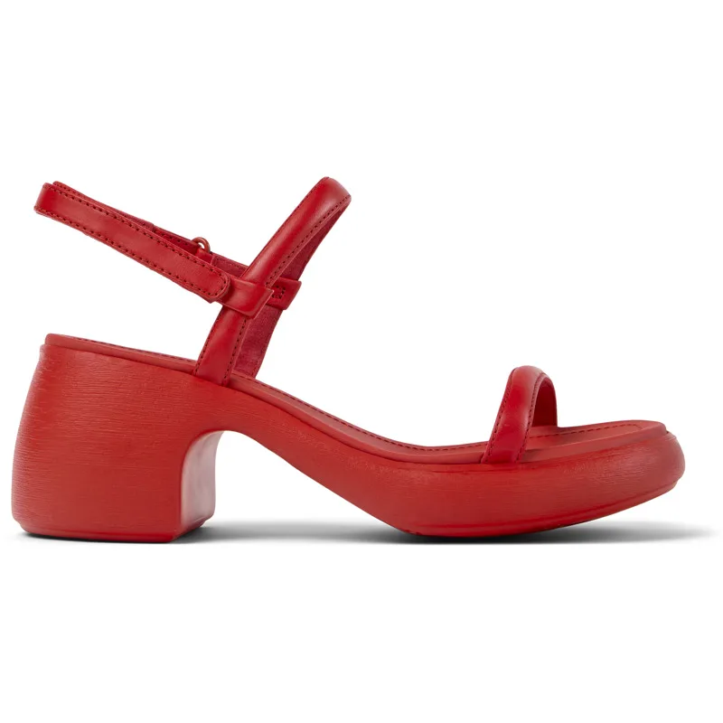 CAMPER Thelma - Πέδιλα Για Γυναικεία - Κόκκινο, Μέγεθος 35, Smooth leather