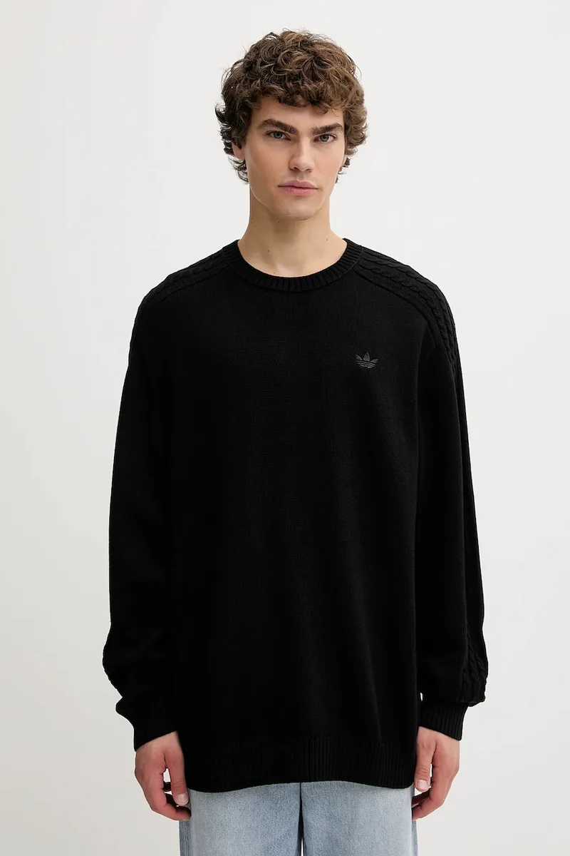 Βαμβακερό πουλόβερ adidas Originals P Ess Knit Crew