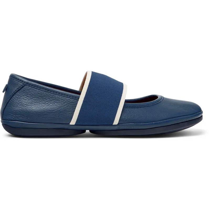CAMPER Right Nina - Μπαλαρίνες Για Γυναικεία - Μπλε, Μέγεθος 35, Smooth leather