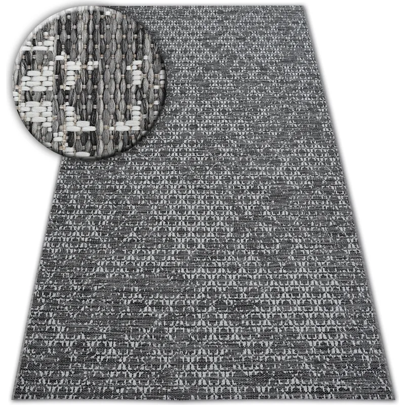 Χαλιά Rugsx Χαλί σιζάλ LOFT 21145 BOHO ελεφαντ 160x230 cm