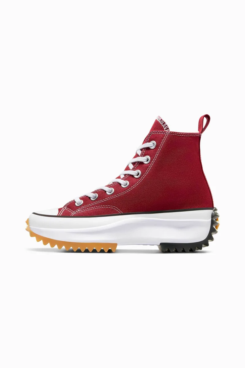 Converse γυναικεία sneakers μποτάκια "Run Star Hike Platform" - A12598C Μπορντό
