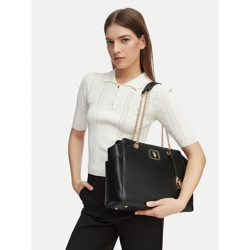 Τσάντα U.S. Polo Assn. BIUXT8387WVP Μαύρο