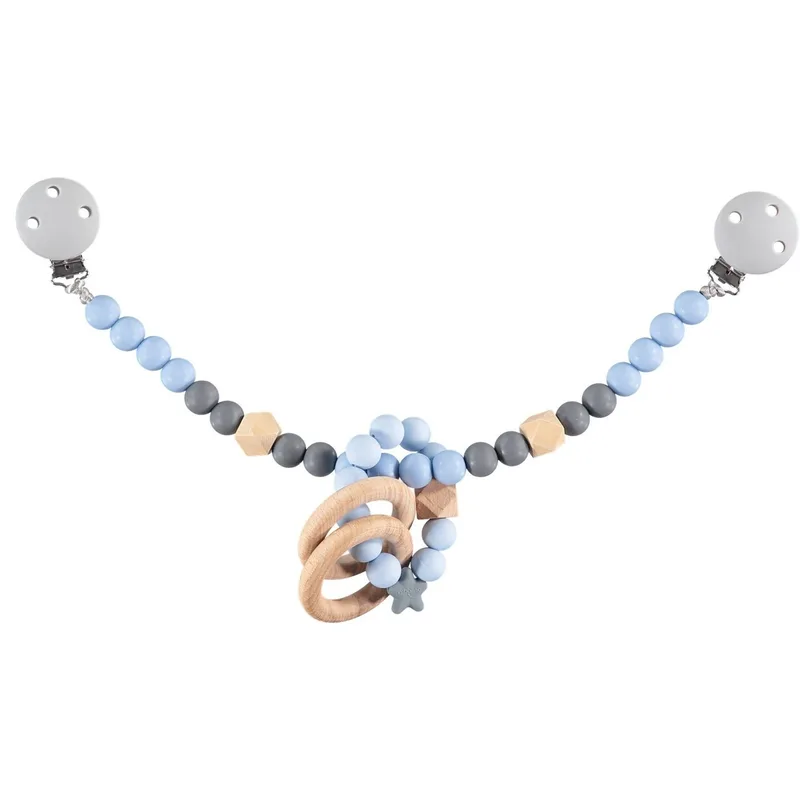 Παιχνίδι Δραστηριότητας Nibbling Pram Mobile Baby Blue-Grey BR74241
