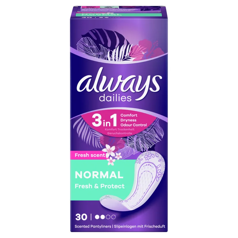 Always Dailies Σερβιετάκια Normal 30τμχ