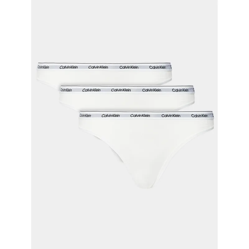 Calvin Klein Underwear Σετ σλιπ κλασικά 000QD5207E Λευκό