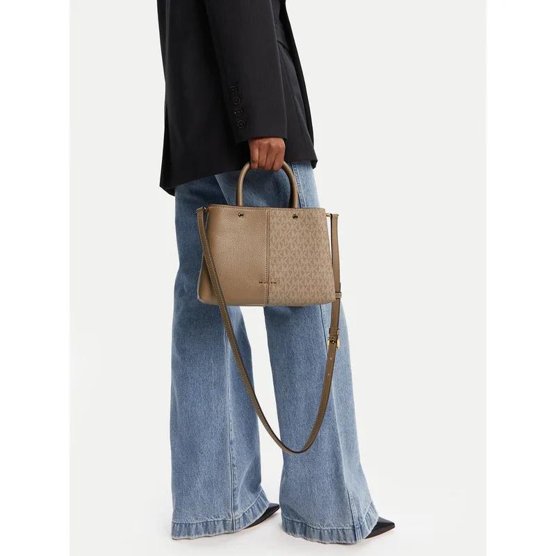 Τσάντα MICHAEL Michael Kors Flora 30T5GFFS2B Μπεζ