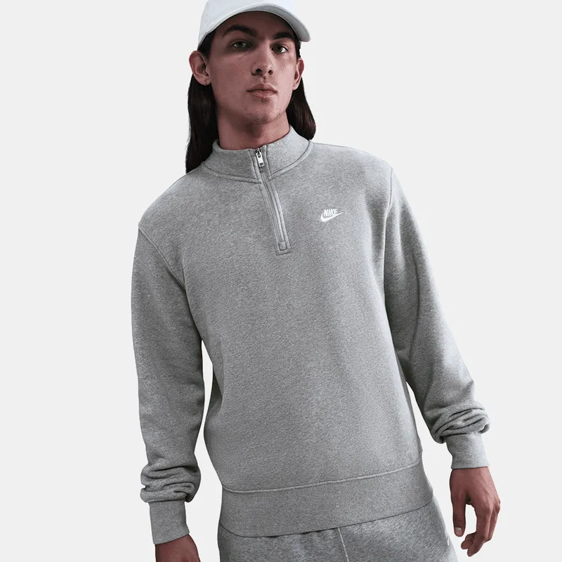 Nike Club Ανδρικό Half-Zip Φούτερ (9000233854_75251)