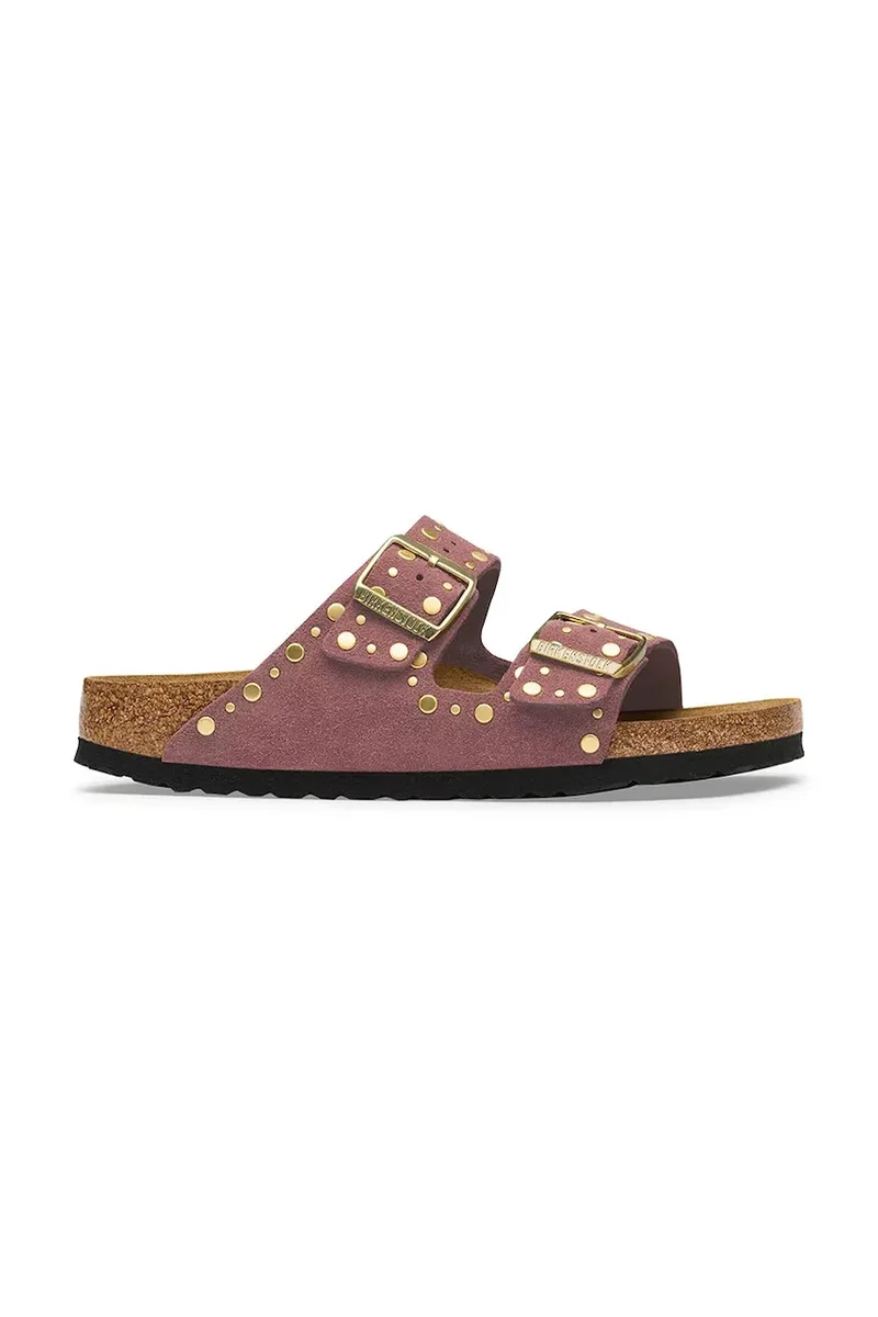 Birkenstock σαγιονάρες Γυναικεία σουέτ Arizona Rivets Suede Leather