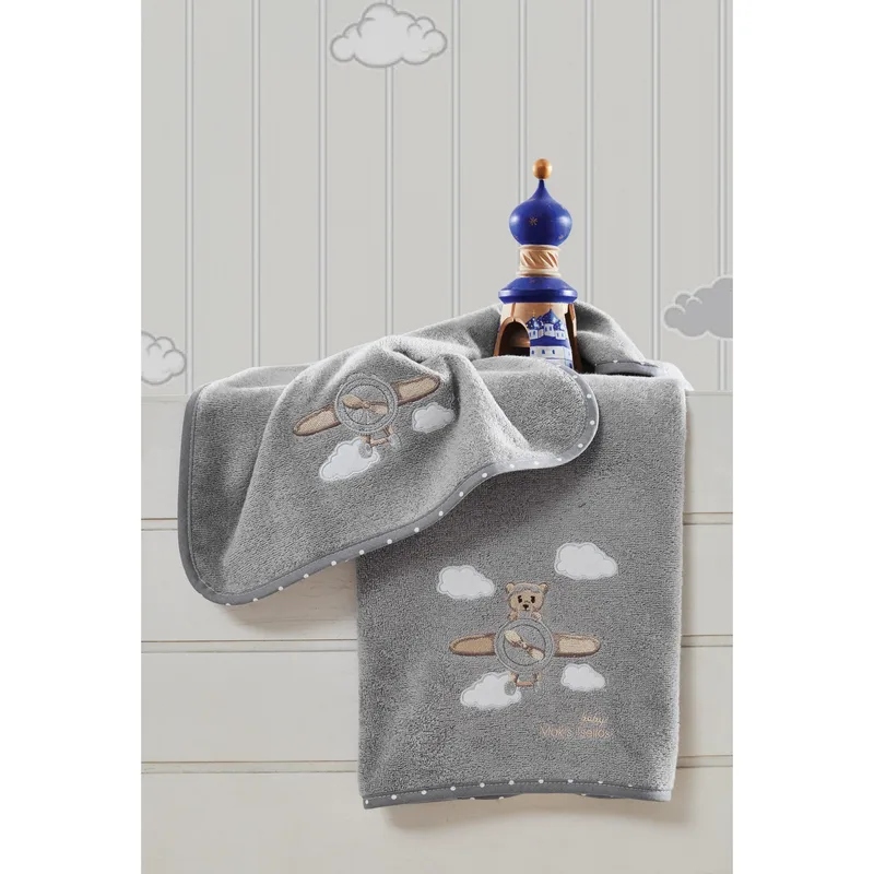 Horizon σετ πετσετεσ bebe 70x140+40x60 100% cotton