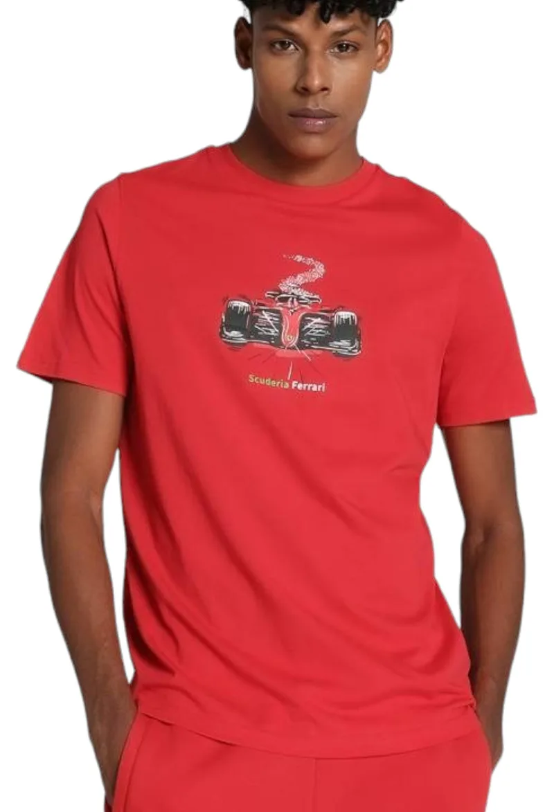 Μπλούζα Κοντομάνικη Puma Ferrari Race Graphic 623803-02 Ανδρικό