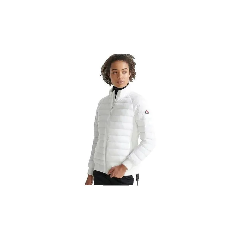 Μπουφάν Superdry Veste Motion Hybrid Slim Blanc