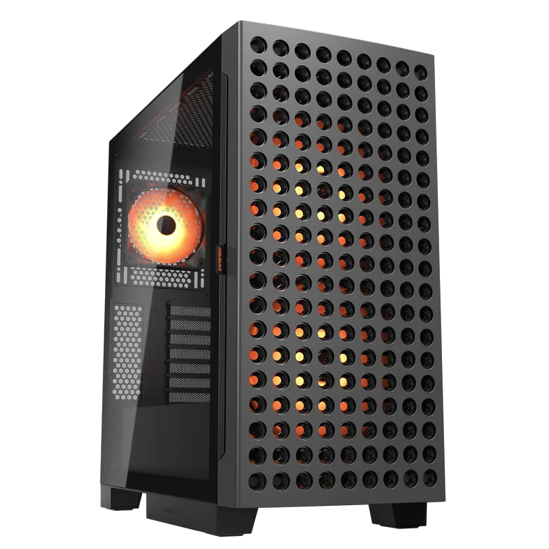 COUGAR Gehäuse Midi-Tower, Airface ECO, ARGB, Μαύρο